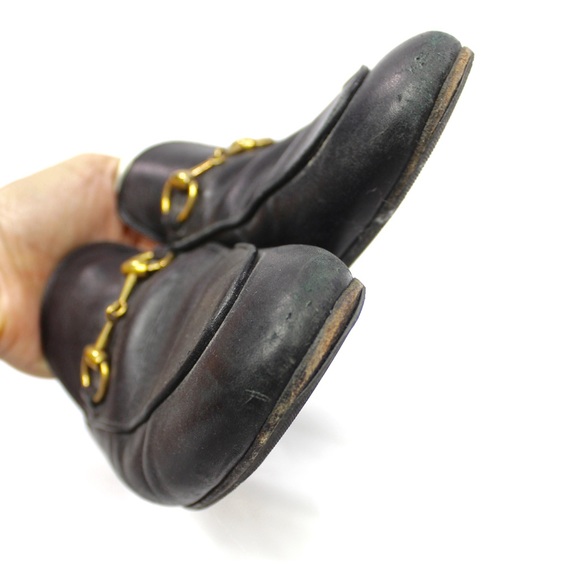 GUCCI Princetown Leather Horsebit Loafers Mules - Picture 4 of 12